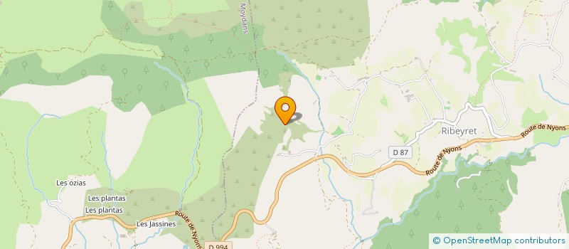 localisation de l'entreprise MADAME SABRINA LATOUR  RIBEYRET