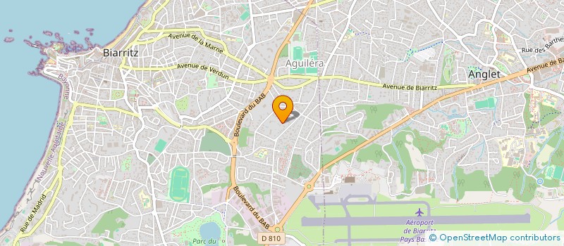 localisation de l'entreprise MADAME SABRINA LAVAL à BIARRITZ