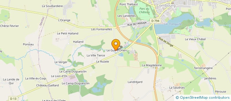 localisation de l'entreprise MADAME SABRINA LE BLAY  COMBOURG