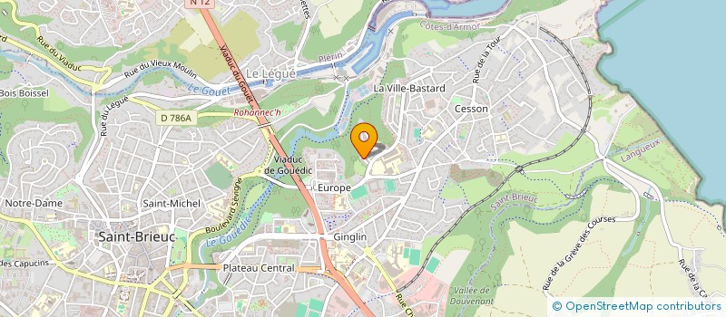 localisation de l'entreprise MADAME SABRINA LE CORNET à SAINT-BRIEUC