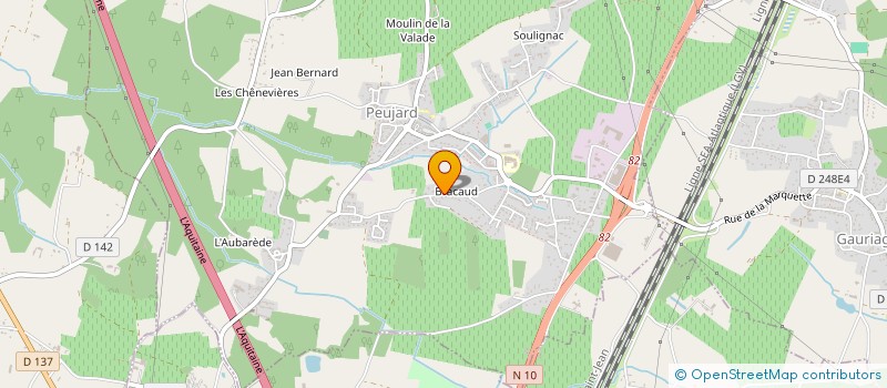 localisation de l'entreprise MADAME SABRINA LE DANTEC  PEUJARD