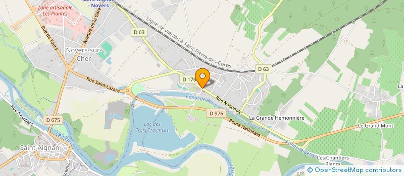 localisation de l'entreprise MADAME SABRINA LE DILY à NOYERS-SUR-CHER