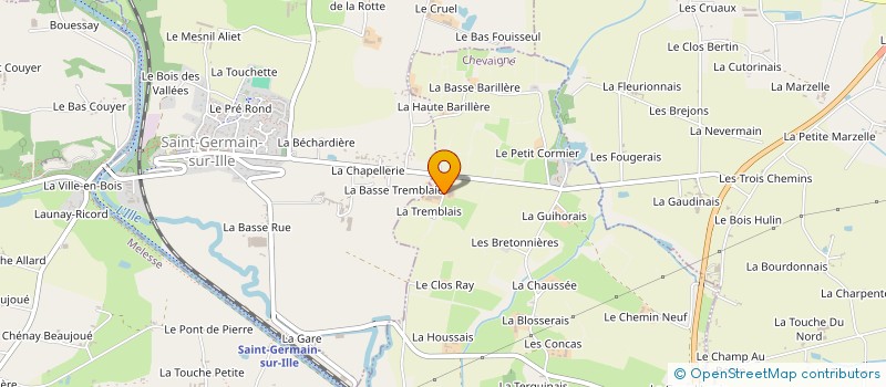 localisation de l'entreprise MADAME SABRINA LE FAUCHEUR  CHEVAIGNE