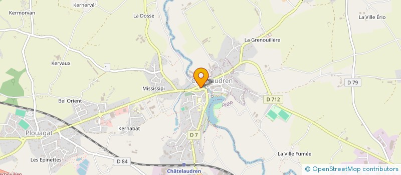 localisation de l'entreprise MADAME SABRINA LE FEVRE  CHATELAUDREN-PLOUAGAT