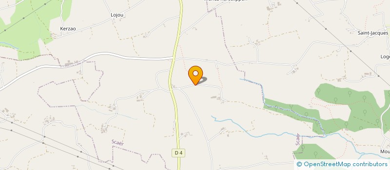 localisation de l'entreprise MADAME SABRINA LE GONIDEC  SCAER