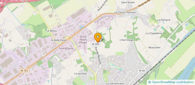 localisation de l'entreprise MADAME SABRINA LE MAOUT à THOUARE-SUR-LOIRE