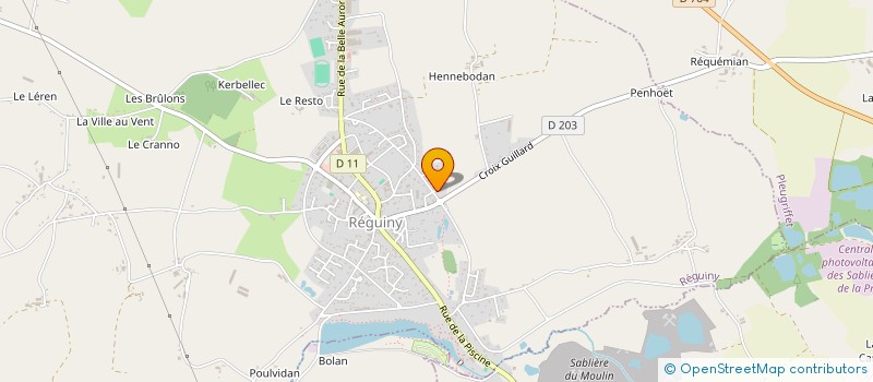 localisation de l'entreprise MADAME SABRINA LE TOQUIN  REGUINY