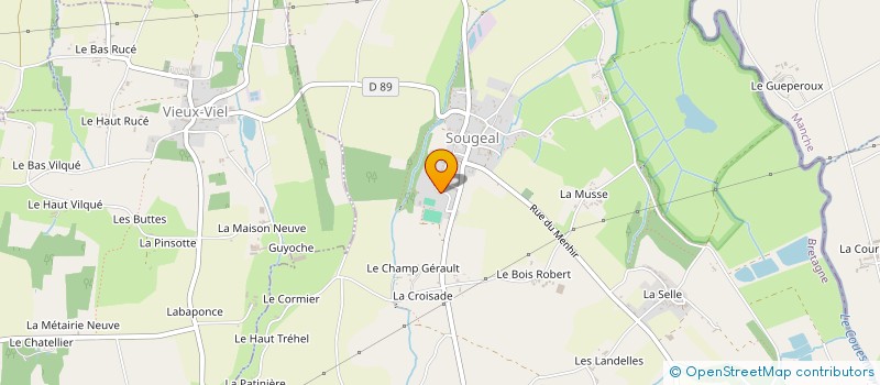 localisation de l'entreprise MADAME SABRINA LEBRET  SOUGEAL