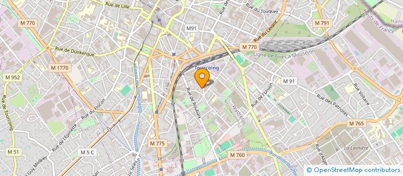 localisation de l'entreprise MADAME SABRINA LEBRUN  TOURCOING