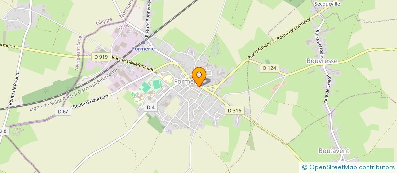 localisation de l'entreprise MADAME SABRINA LECOEUR  FORMERIE