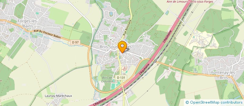 localisation de l'entreprise MADAME SABRINA LECUYER  BRIIS-SOUS-FORGES