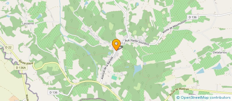 localisation de l'entreprise MADAME SABRINA LEDOS  VIELLA