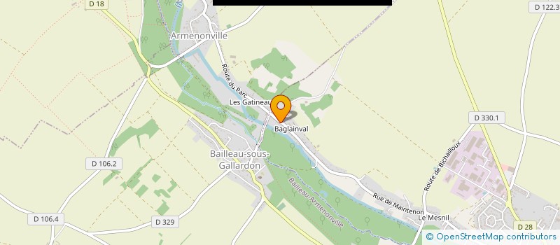 localisation de l'entreprise MADAME SABRINA LEDUC à GALLARDON