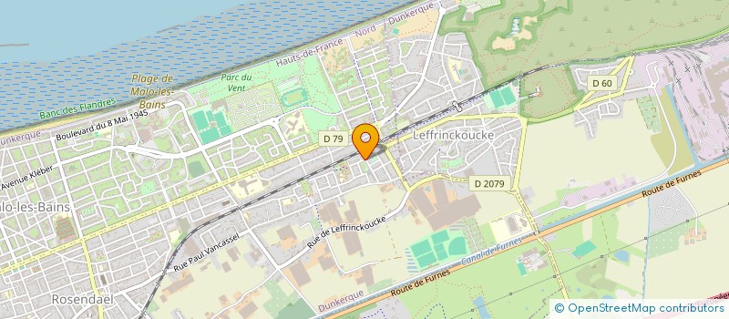 localisation de l'entreprise MADAME SABRINA LEFEBVRE à DUNKERQUE