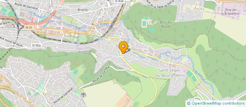 localisation de l'entreprise MADAME SABRINA LEFEVRE  SAINT-LEGER-DU-BOURG-DENIS