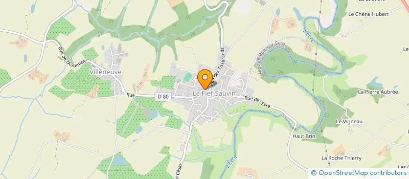 localisation de l'entreprise MADAME SABRINA LEFORT à MAUGES-SUR-LOIRE