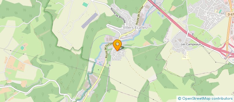 localisation de l'entreprise MADAME SABRINA LEFRANCOIS  VILLERS-ECALLES