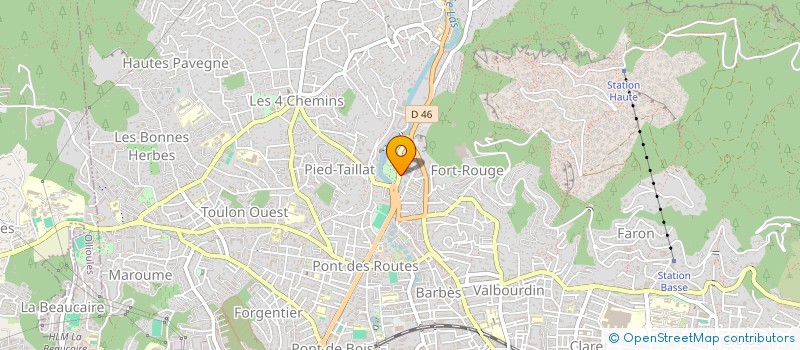 localisation de l'entreprise MADAME SABRINA LELOUP à TOULON