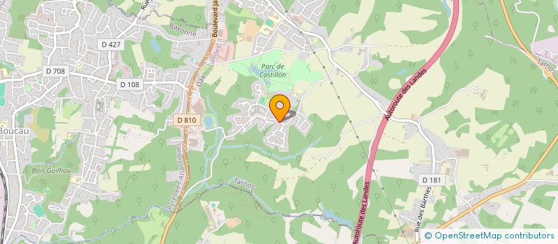 localisation de l'entreprise MADAME SABRINA LEMBEYE  TARNOS