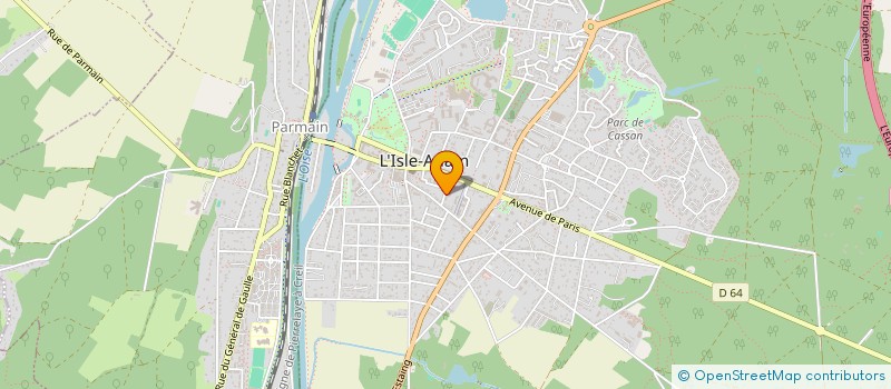 localisation de l'entreprise MADAME SABRINA LEMERRE à L'ISLE-ADAM