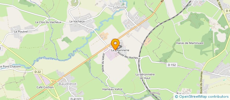 localisation de l'entreprise MADAME SABRINA LENORMAND  SIDEVILLE