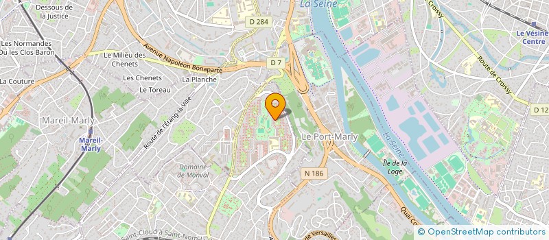 localisation de l'entreprise MADAME SABRINA LEPLAT  MARLY-LE-ROI