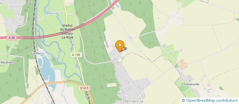 localisation de l'entreprise MADAME SABRINA LEROY  HARCOURT