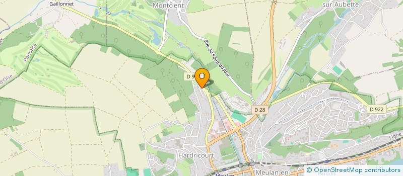 localisation de l'entreprise MADAME SABRINA LESAGE  HARDRICOURT