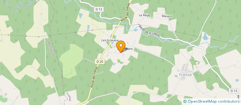 localisation de l'entreprise MADAME SABRINA LESNIER  FRAISSE