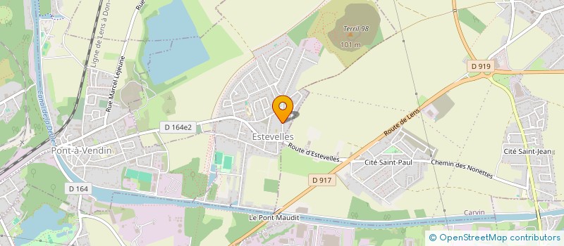 localisation de l'entreprise MADAME SABRINA LESSINNE  ESTEVELLES