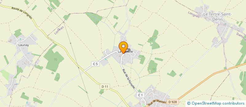 localisation de l'entreprise MADAME SABRINA LETOURNEAU  LONGNES