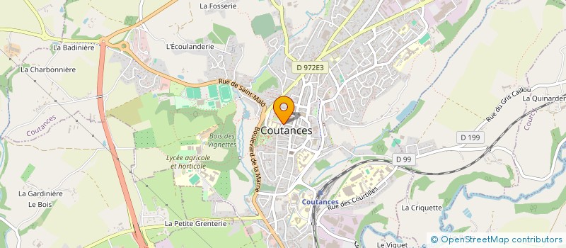 localisation de l'entreprise MADAME SABRINA LETROUIT  COUTANCES