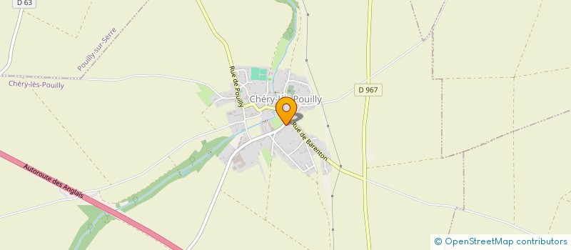 localisation de l'entreprise MADAME SABRINA LEUCHART  CHERY-LES-POUILLY