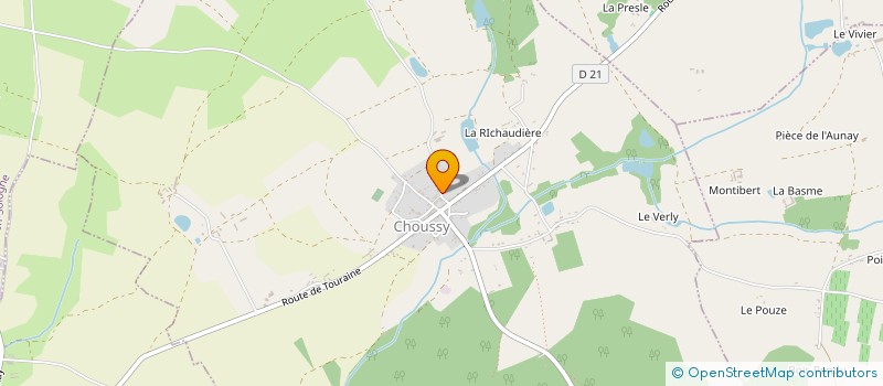 localisation de l'entreprise MADAME SABRINA LEVEQUE  CHOUSSY