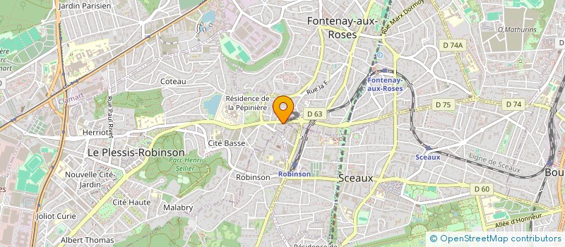 localisation de l'entreprise MADAME SABRINA LEXEE à LE PLESSIS-ROBINSON