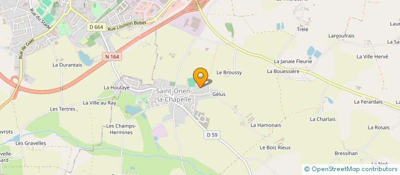 localisation de l'entreprise MADAME SABRINA LHERMITE  SAINT-ONEN-LA-CHAPELLE