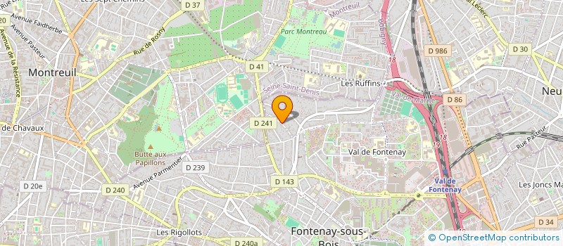 localisation de l'entreprise MADAME SABRINA LIN à FONTENAY-SOUS-BOIS