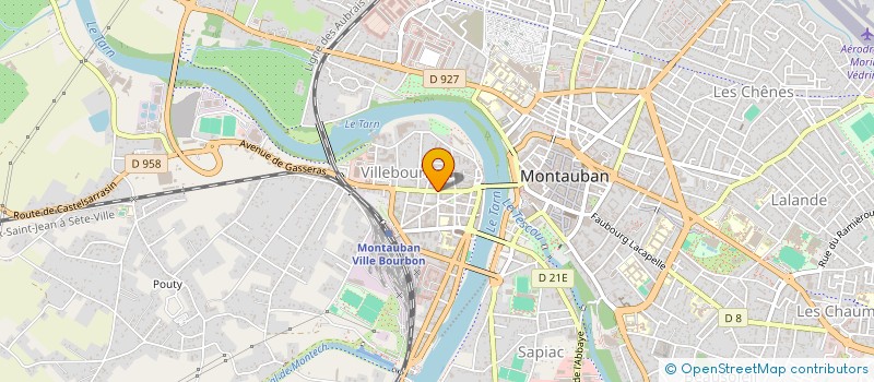 localisation de l'entreprise MADAME SABRINA LINGUA  MONTAUBAN