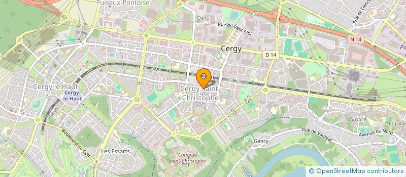 localisation de l'entreprise MADAME SABRINA LOEVEN  HERBLAY-SUR-SEINE