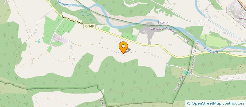 localisation de l'entreprise MADAME SABRINA LOMBARD  VAL BUECH-MEOUGE