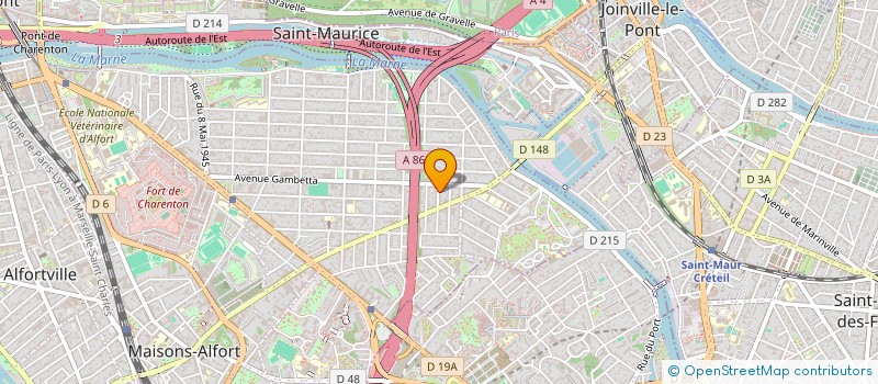 localisation de l'entreprise MADAME SABRINA LOMBARDO  MAISONS-ALFORT