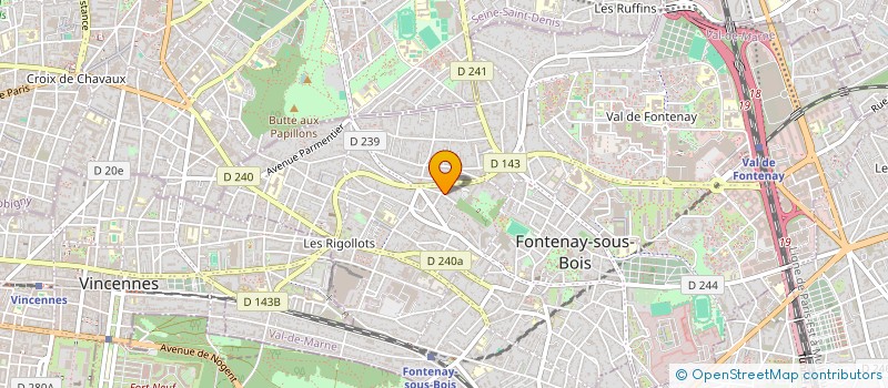 localisation de l'entreprise MADAME SABRINA LOPES à FONTENAY-SOUS-BOIS