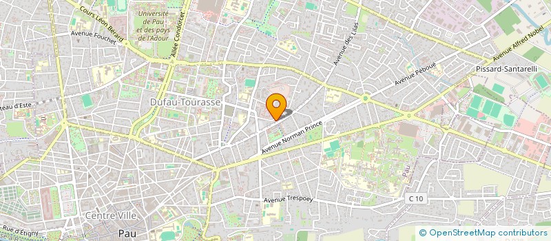 localisation de l'entreprise MADAME SABRINA LOPEZ à PAU