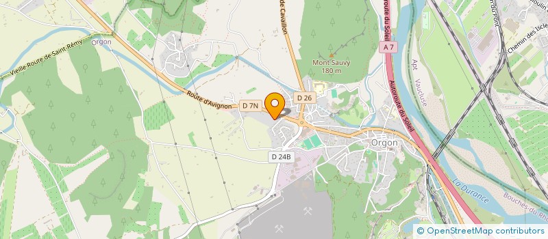 localisation de l'entreprise MADAME SABRINA LOPEZ  ORGON