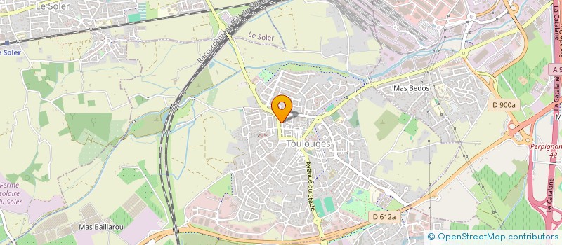 localisation de l'entreprise MADAME SABRINA LOREDANA FERNANDES  TOULOUGES