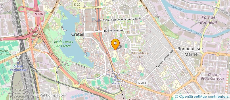 localisation de l'entreprise MADAME SABRINA LUDOSKY  CRETEIL