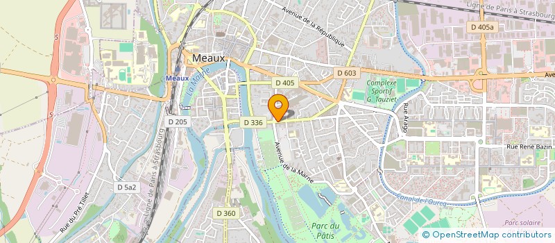 localisation de l'entreprise MADAME SABRINA MACEDO à MEAUX