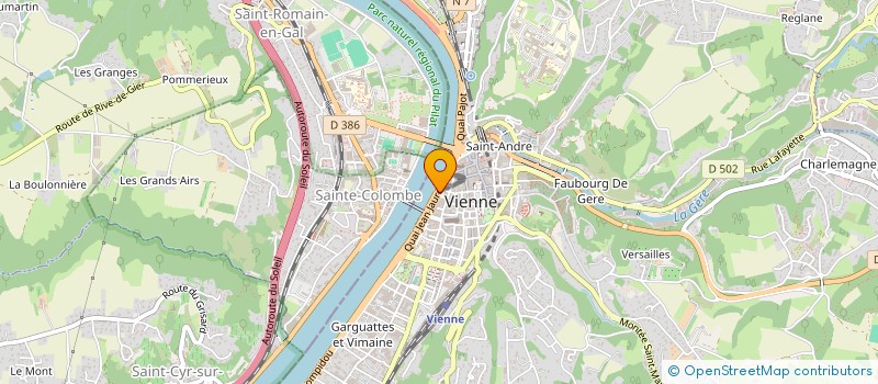 localisation de l'entreprise MADAME SABRINA MADAOU  VIENNE