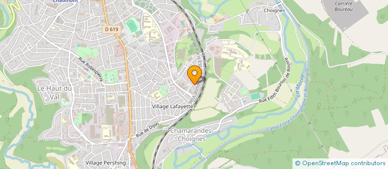 localisation de l'entreprise MADAME SABRINA MAHDJOUB à CHAUMONT
