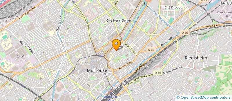 localisation de l'entreprise MADAME SABRINA MAHDOUD  MULHOUSE